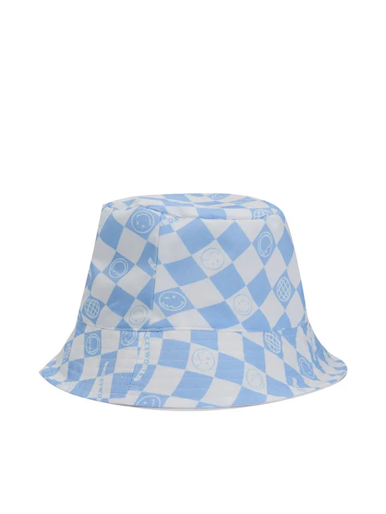 Boy Bucket Hat SmileyWorld Grid Printed - Image 2