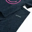 Cool Club, Girls' Set, T-shirt, Leggings, Cycling Pants, Ribbed, Black, SmileyWorld - Image 7