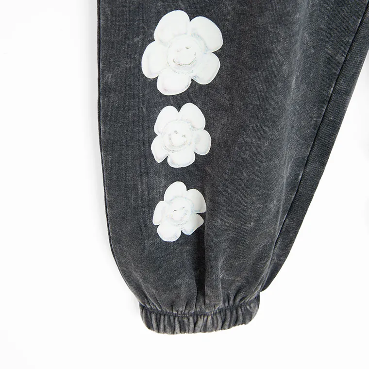Cool Club, Girls' sweatpants, insulated, balloon, black, SmileyWorld - Image 4