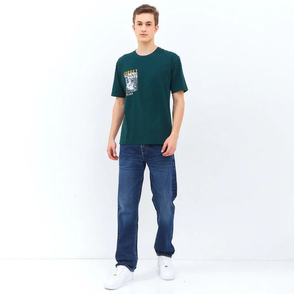 Emba Jeans I Smileyworld - Celana Smiley Regularfit Non Stretch Material Denim Dark Stone - Axton - Image 6