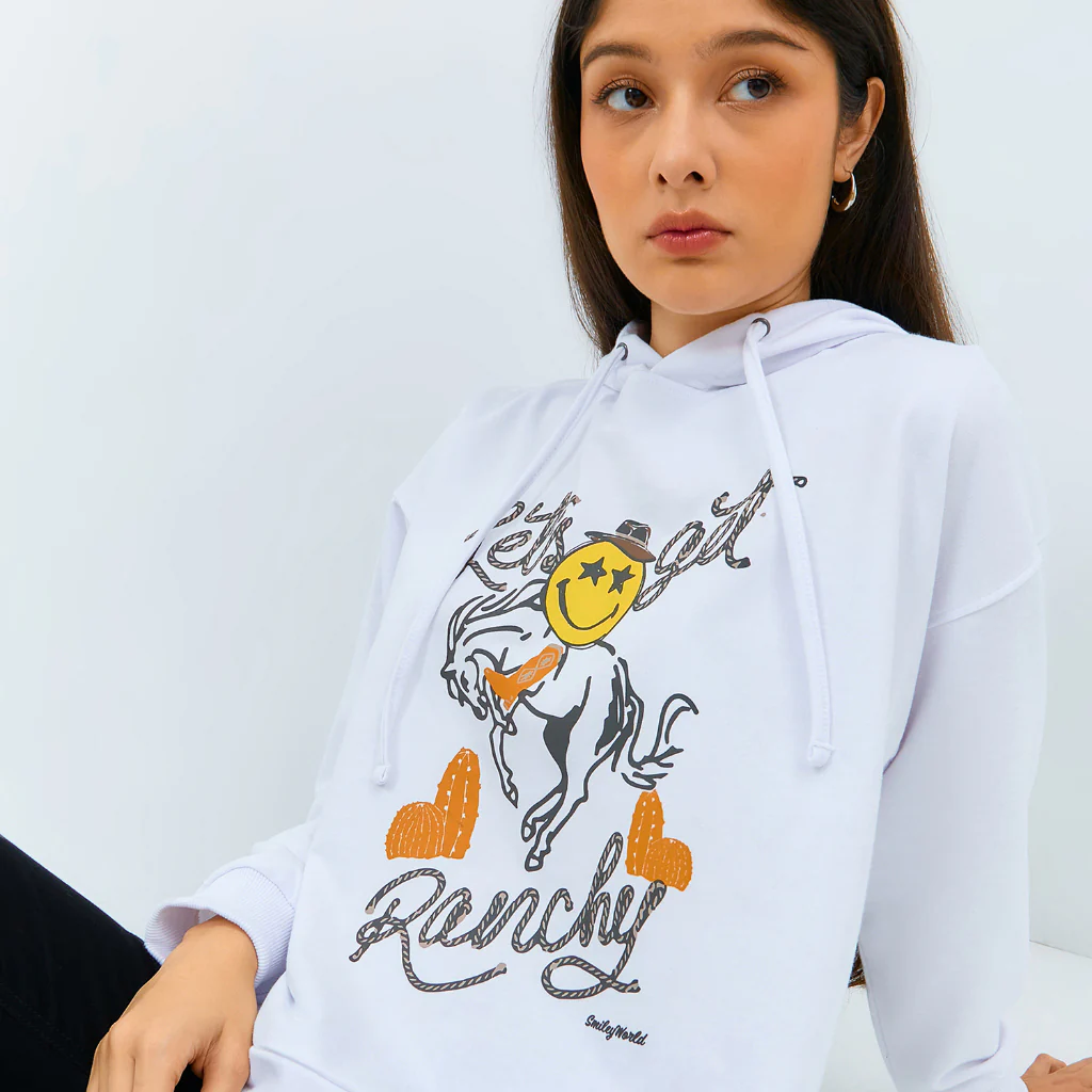 Emba Ladies x Smiley World - Sweatshirt Cotton Material - Jutta - Image 4