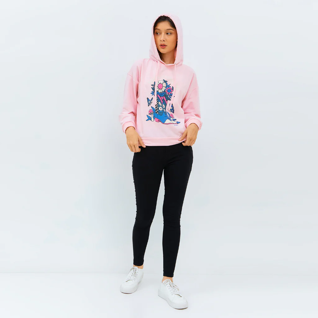 Emba Ladies x Smiley World - Sweatshirt Cotton Material - Jutta - Image 7