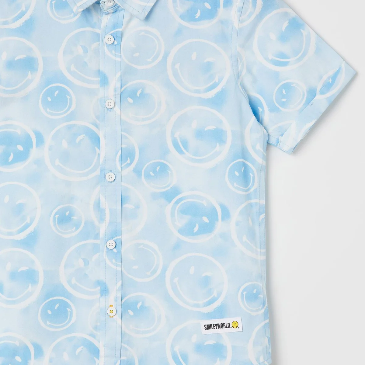 Fame Forever x SmileyWorld Boys Printed Casual Shirt - Image 3