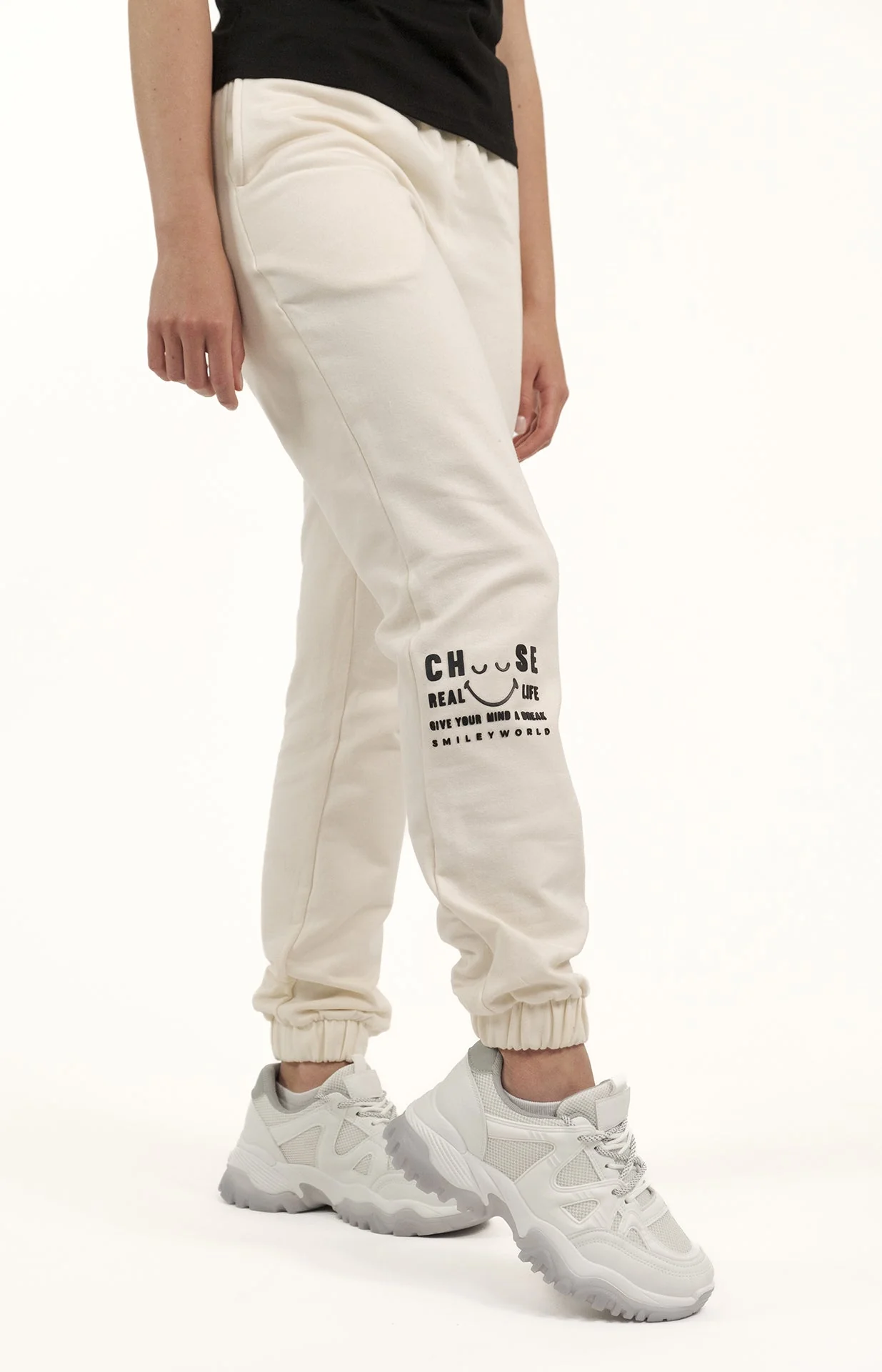 Give Your Mind a Break Women SmileyWorld® Jogger - Image 2