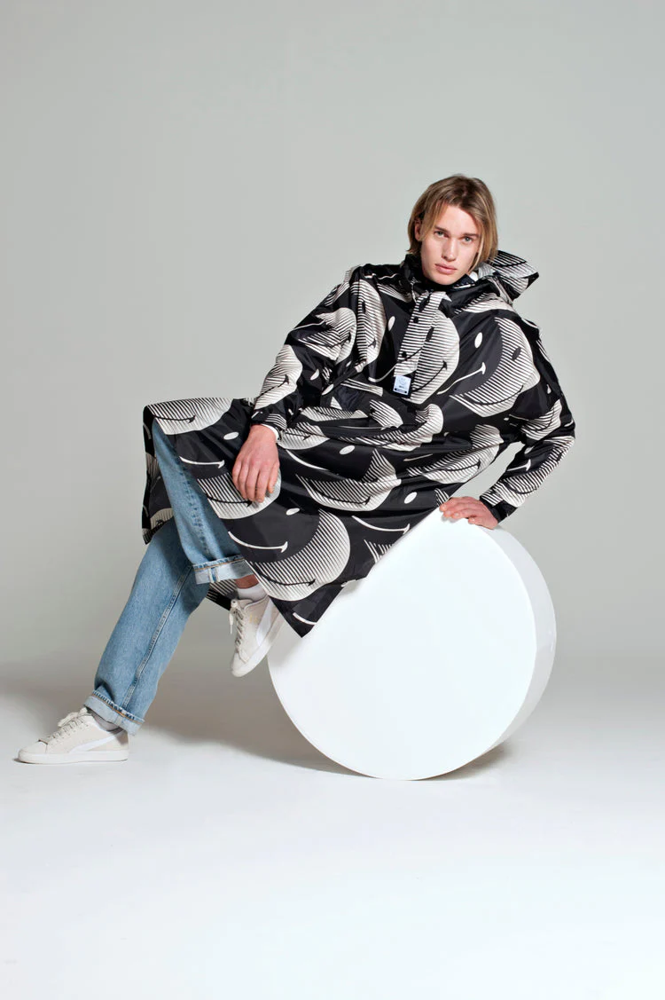 Half Moon x Smiley - Rain Poncho - Image 2
