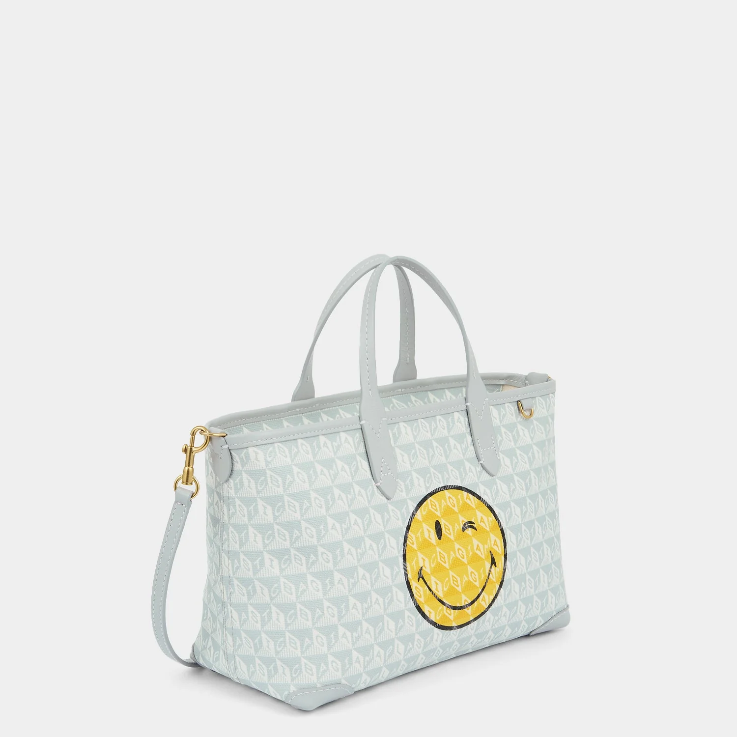 I Am A Plastic Bag XS Wink Zipped Cross-body Tote - Image 3