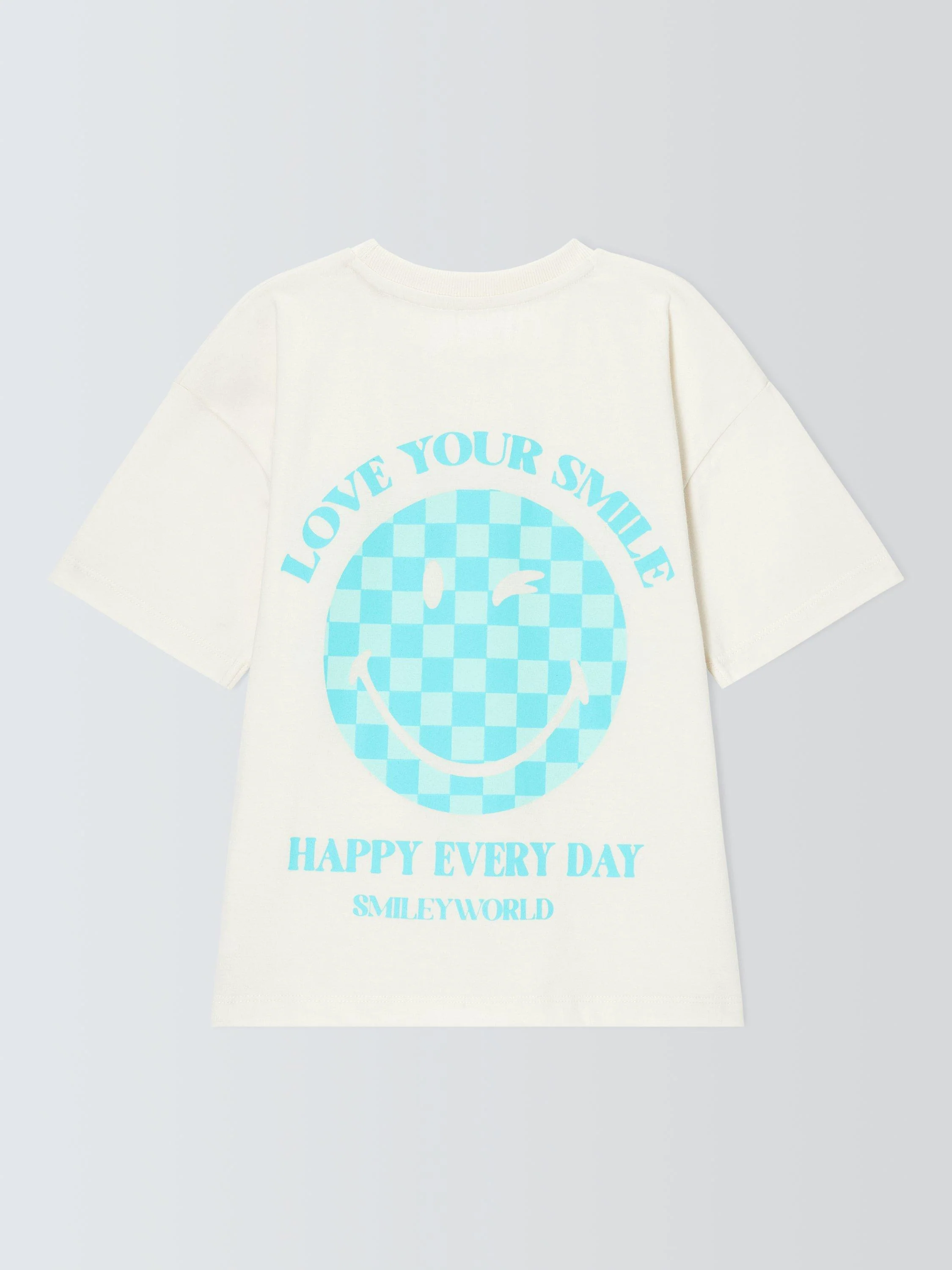 Kids' Cotton SmileyWorld T-Shirt, Tibetan Stone - Image 4