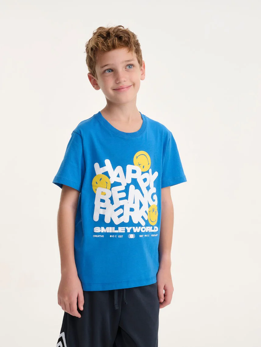 KIDS PRINTED CREW NECK T-SHIRT - Image 3