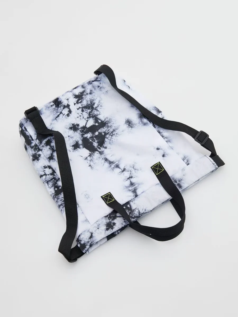 Smiley World Multicolored Backpack with Roll Closure - Image 4