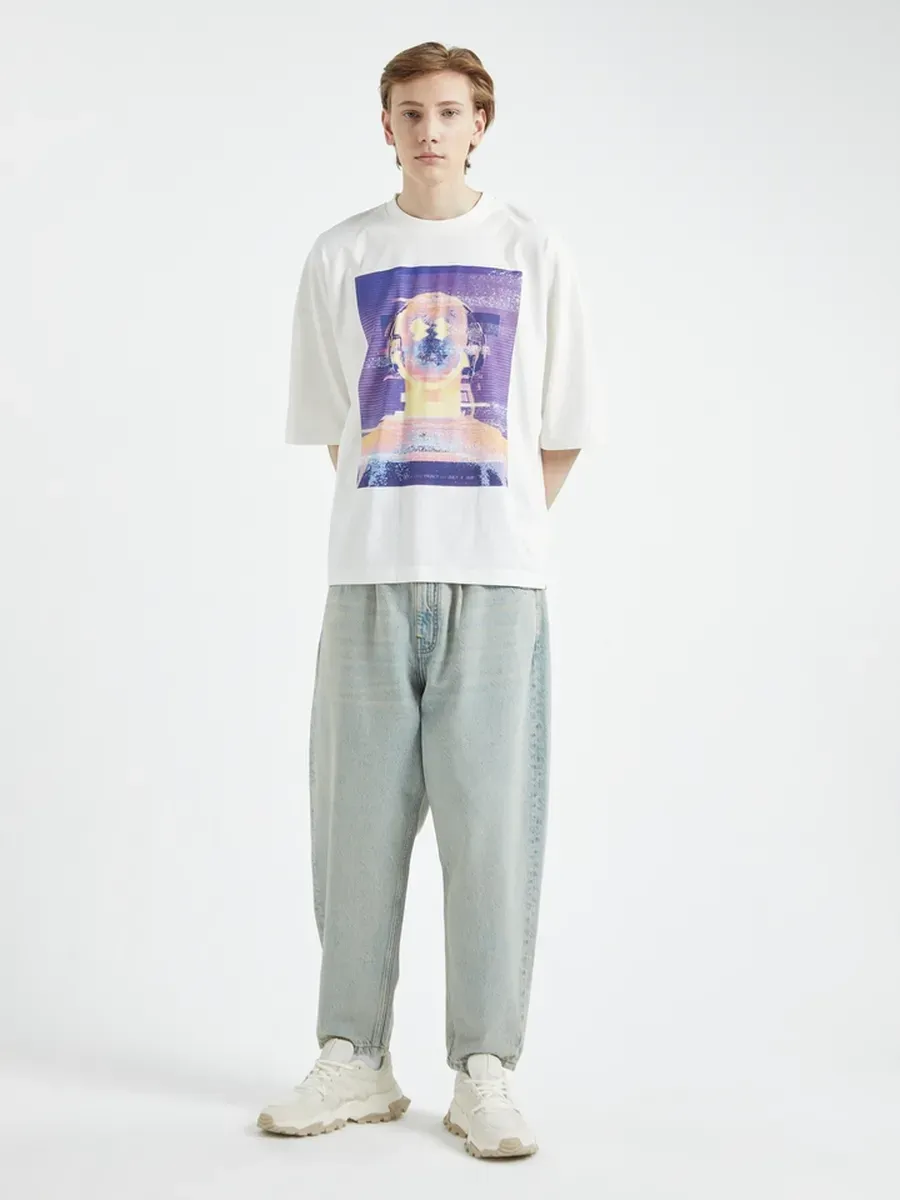 Oversized Printed T-Shirt | DUB x SmileyWorld - Image 2