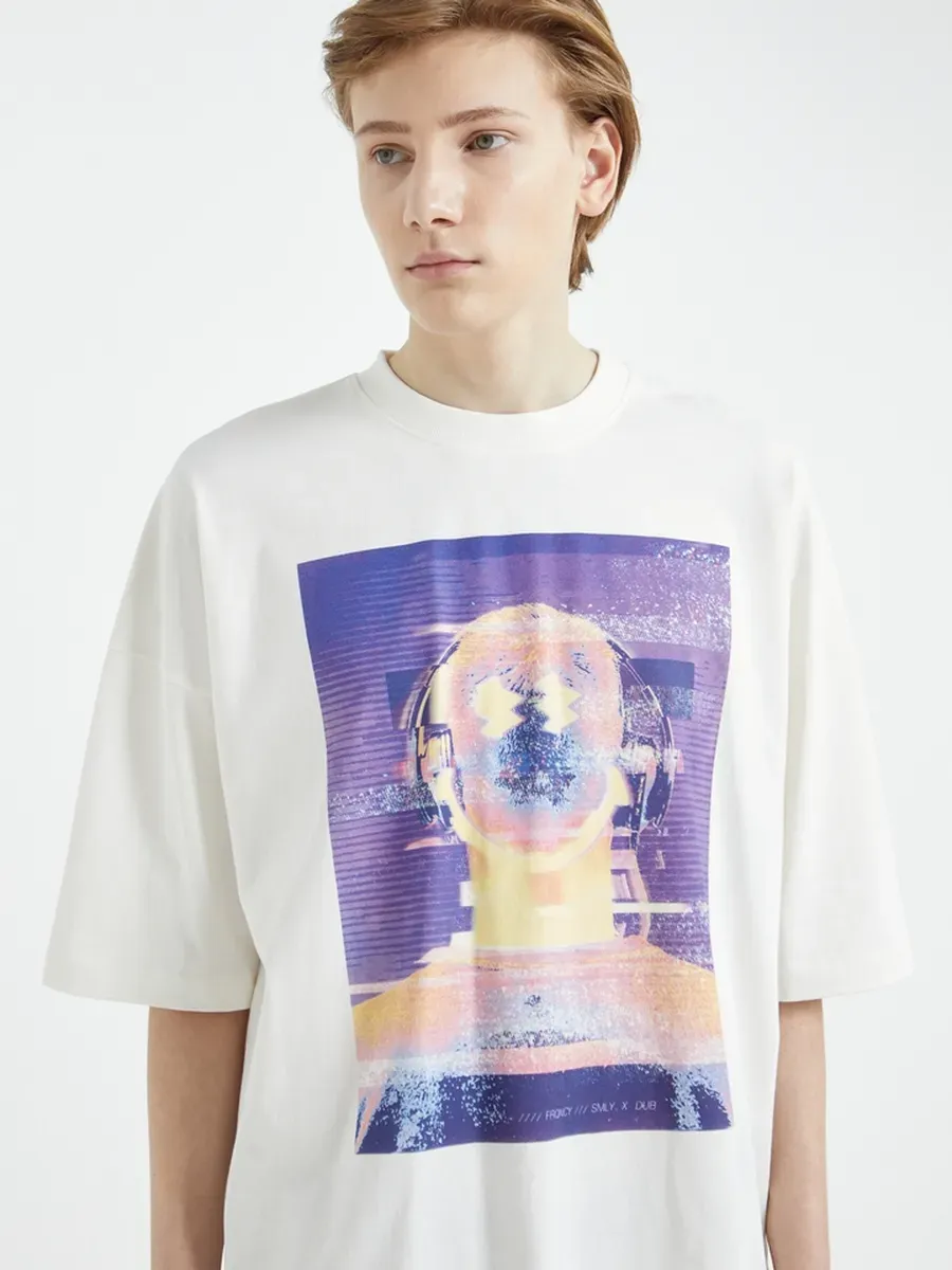 Oversized Printed T-Shirt | DUB x SmileyWorld - Image 3
