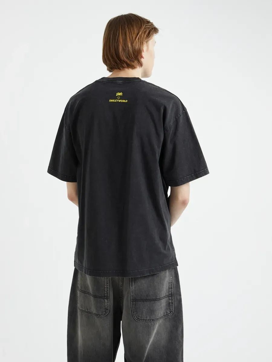 Oversized Printed T-Shirt | DUB x SmileyWorld - Image 4