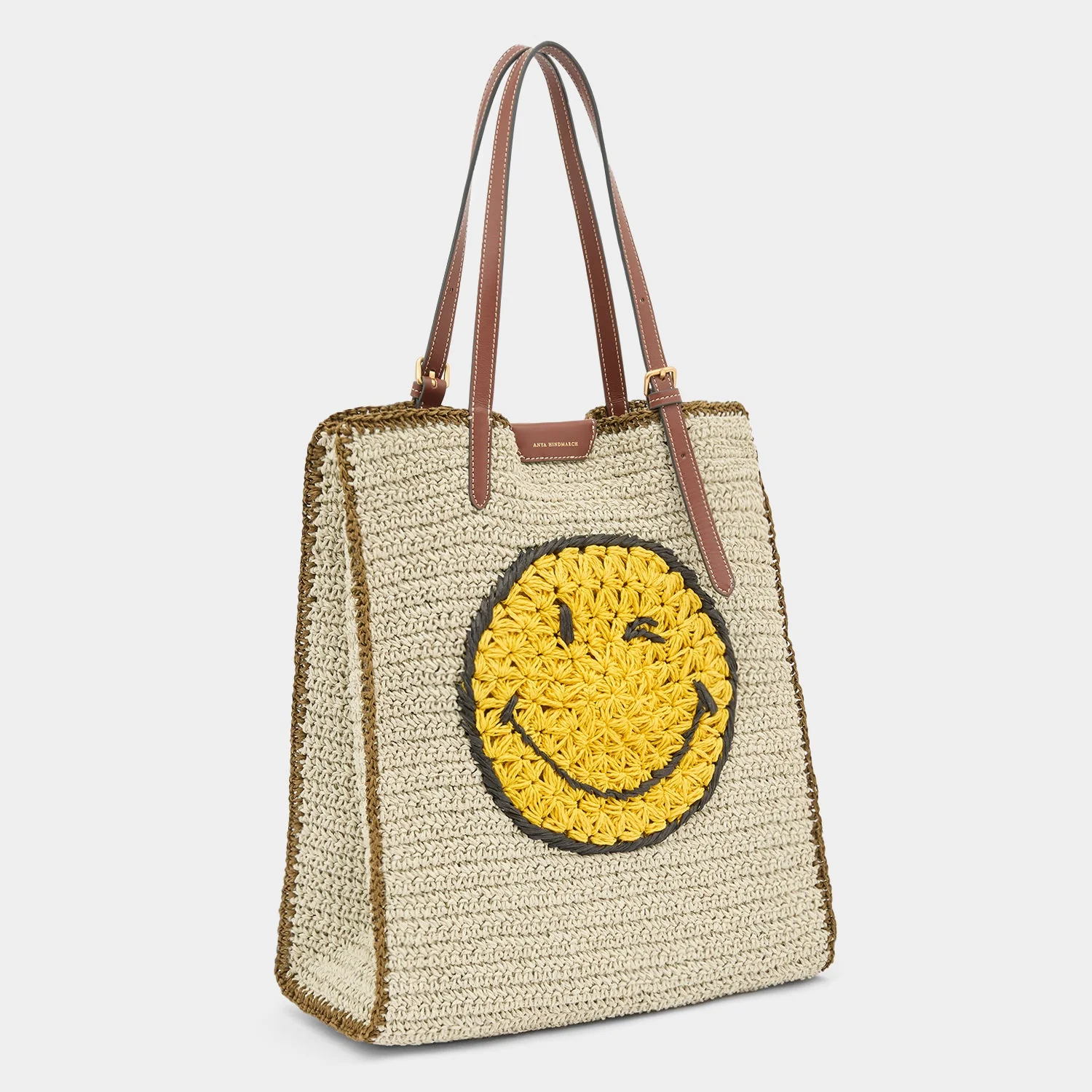 Raffia N/S Wink Tote - Image 5