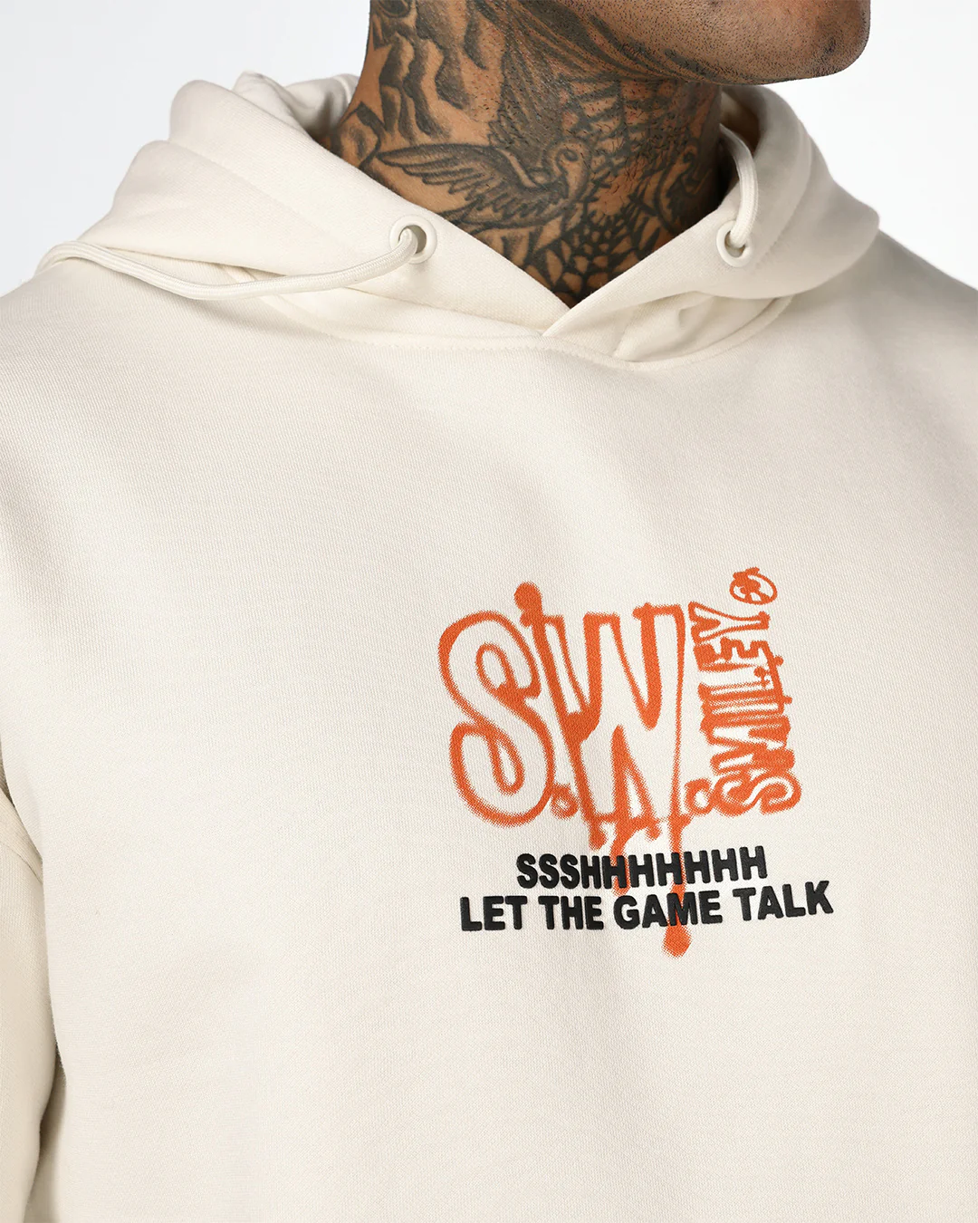 S.W.Smiley Men's Gardenia Rebound Graphic Printed Oversized Hoodies - Image 6