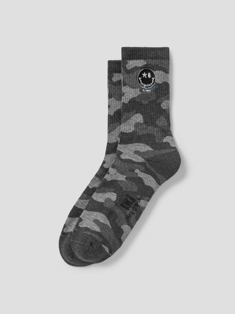 S.W.Smiley Men's Socks 2-Piece Set - White - Image 3