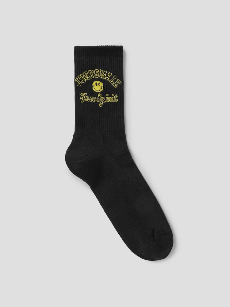 S.W.Smiley Men's Socks 2-Piece Set - White - Image 5