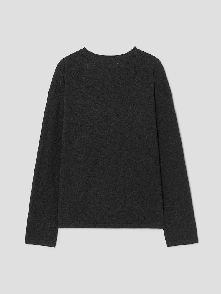 S.W.Smiley Print Pullover - Ash - Image 8