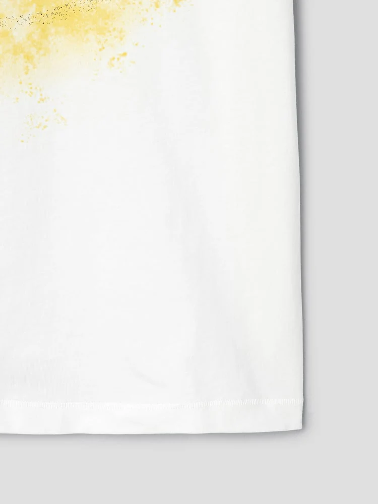 S.W.Smiley Signature Graphic Short Sleeve Tee - White - Image 12