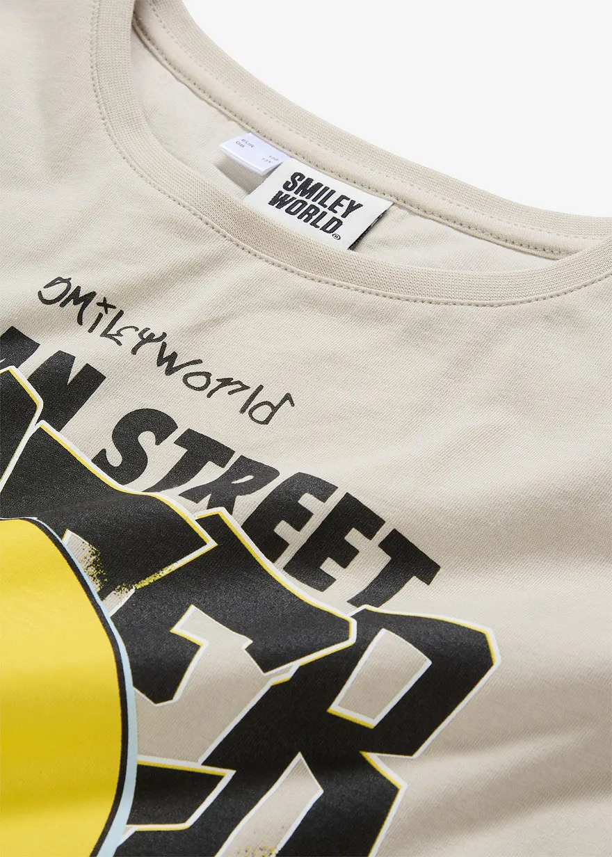 Smiley T-shirt made from pure organic cotton - Image 3