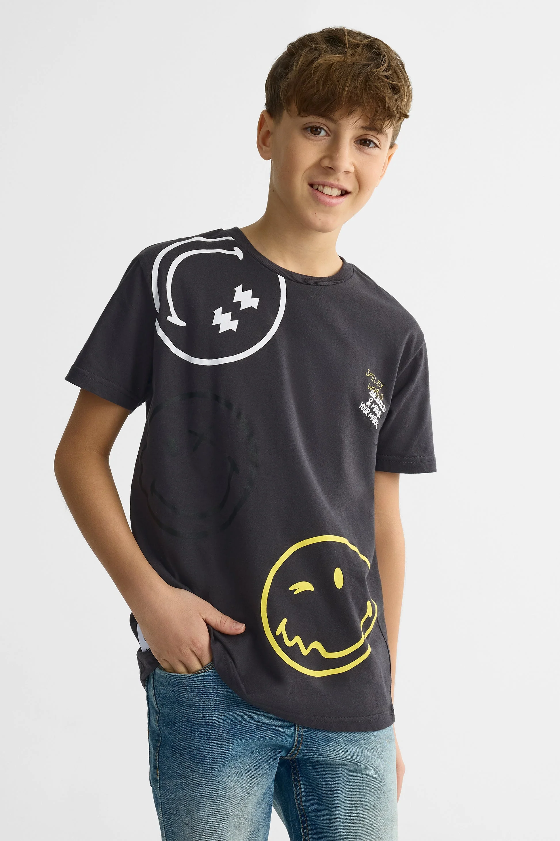 Smiley World graphic t-shirt - Teen boy - Image 3