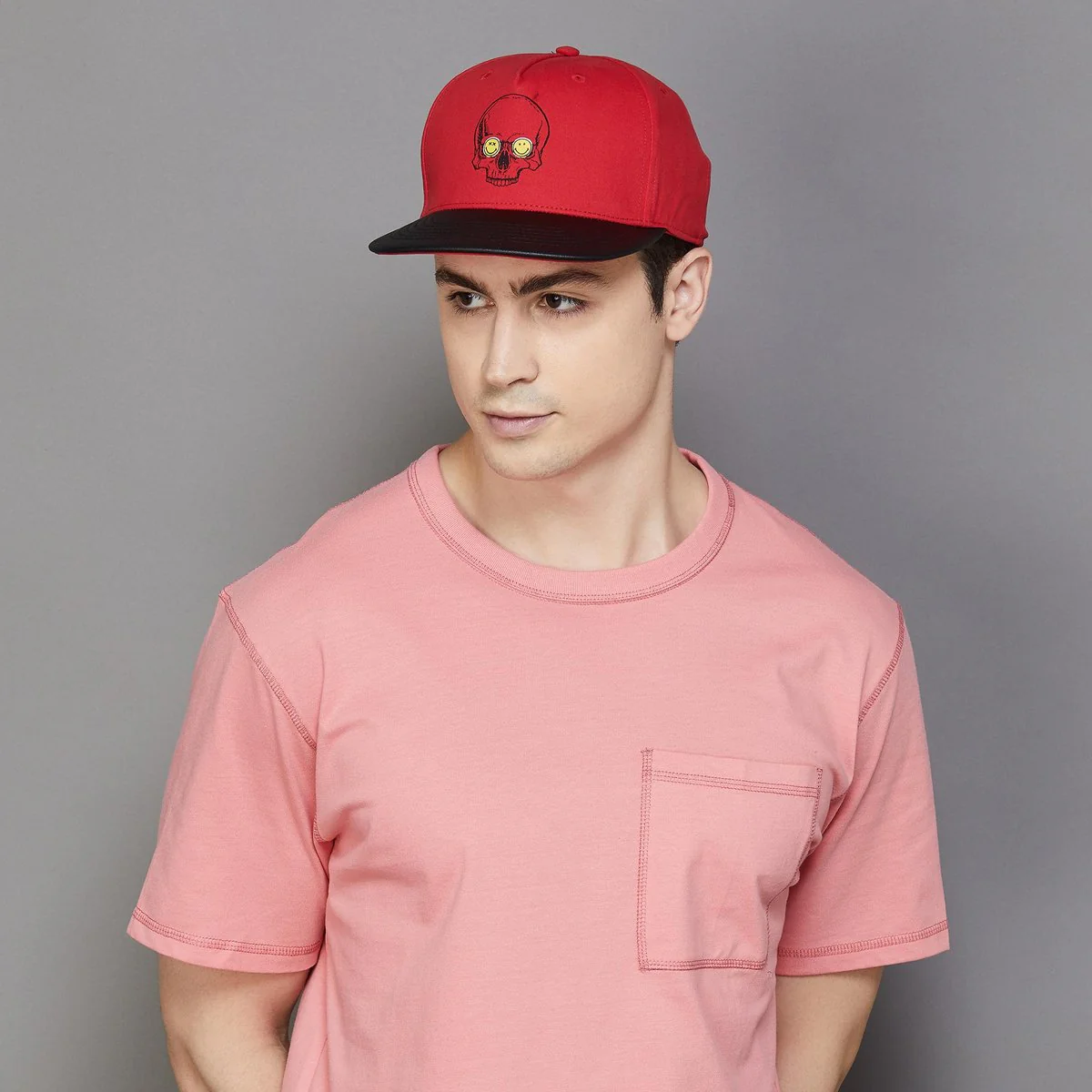 SMILEY WORLD Men Graphic Printed Baseball Cap - Image 4