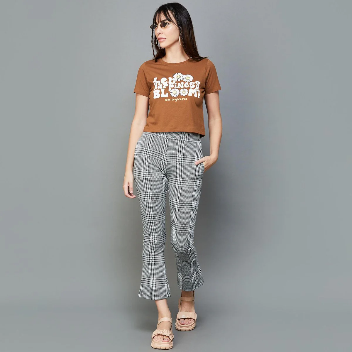 SmileyWorld Women Printed Round Neck T-Shirt - Image 2