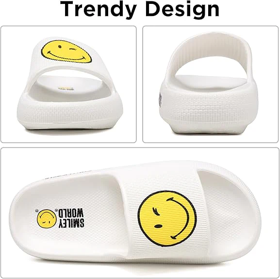 SmileyWorld Bathing Slides White - Image 3