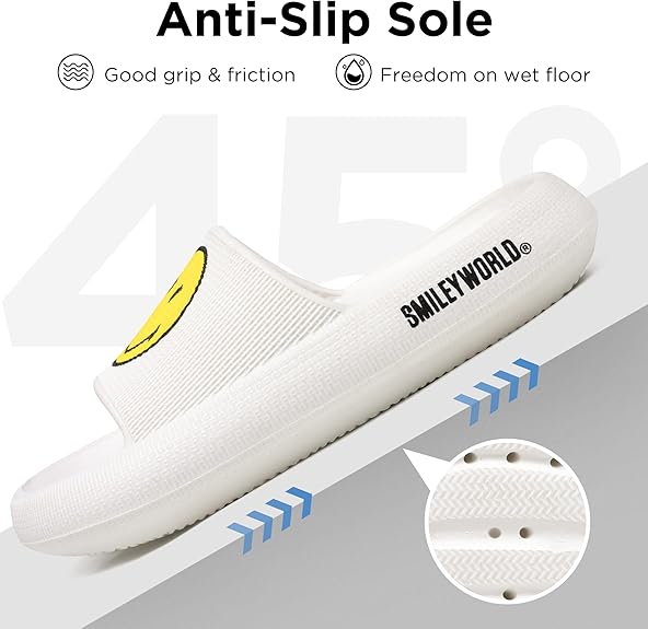 SmileyWorld Bathing Slides White - Image 4