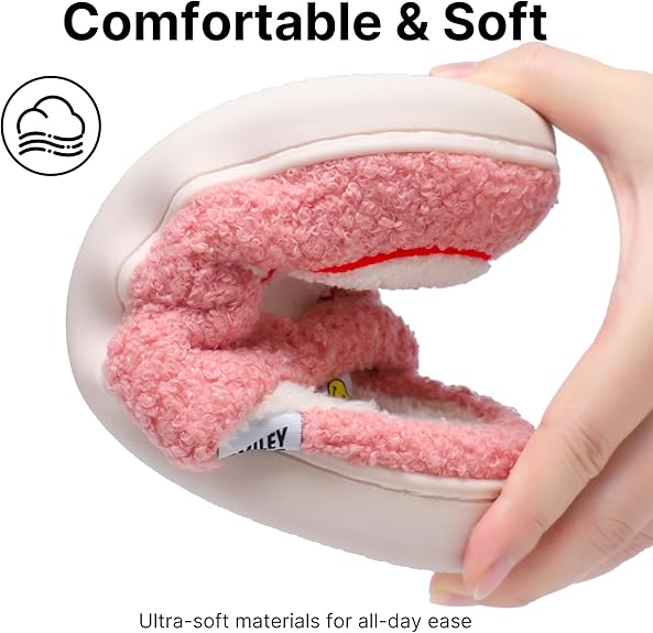 SmileyWorld Bathing Slippers Pink/White - Image 4