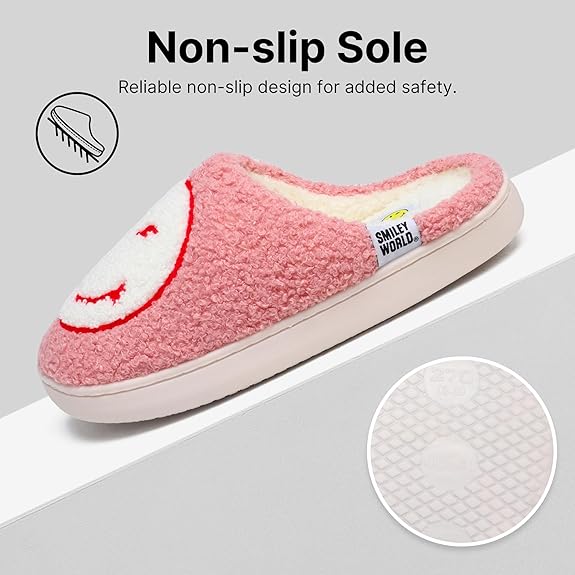 SmileyWorld Bathing Slippers Pink/White - Image 5