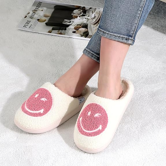 SmileyWorld Bathing Slippers White/Red - Image 6