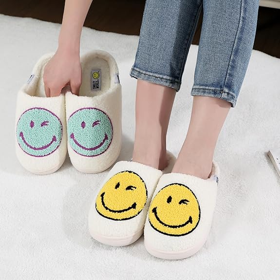 SmileyWorld Bathing Slippers White/Light Blue - Image 6