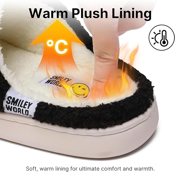 SmileyWorld Bathing Slippers Black/Yellow - Image 3