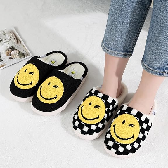 SmileyWorld Bathing Slippers Black/Yellow - Image 6