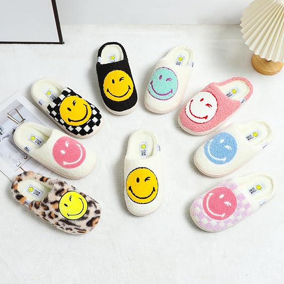 SmileyWorld Bathing Slippers Black/Yellow - Image 7