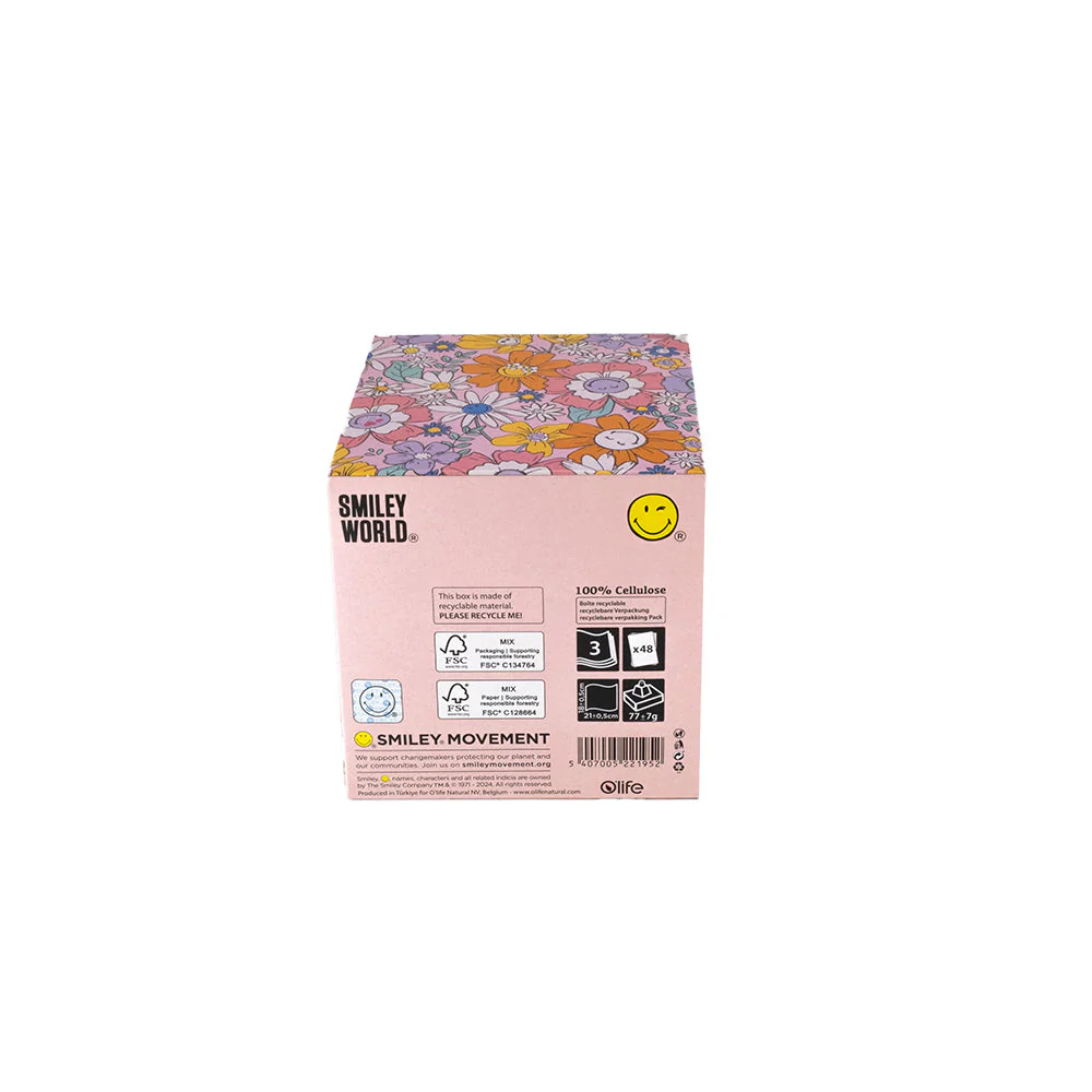 SmileyWorld® Ultra Soft Tissues 3-Design - Cube Box, 20-Pack - Image 11