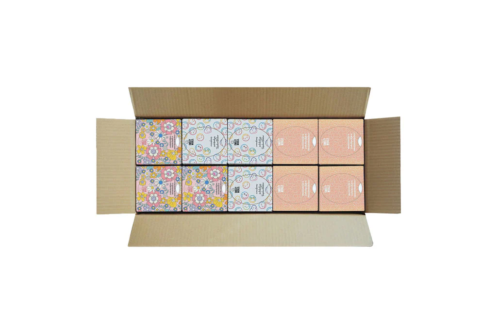 SmileyWorld® Ultra Soft Tissues 3-Design - Cube Box, 20-Pack - Image 4