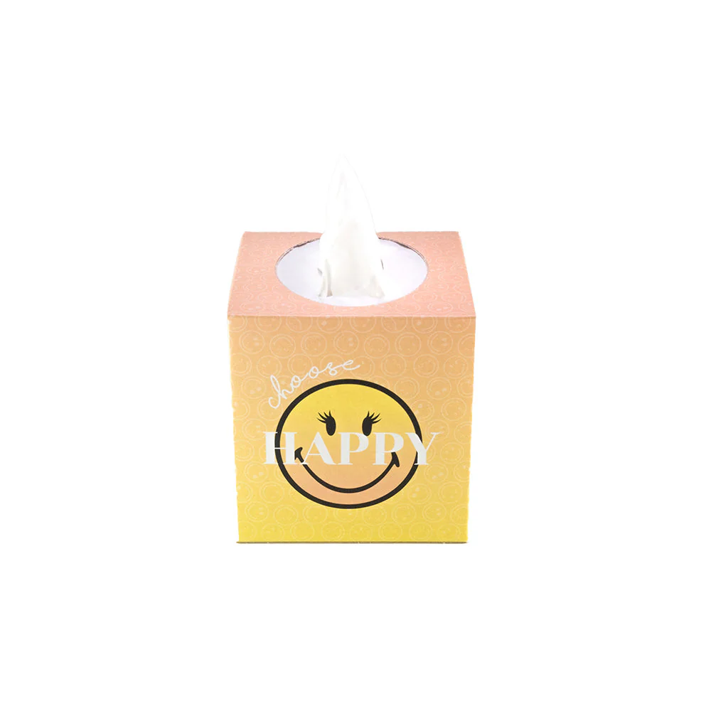SmileyWorld® Ultra Soft Tissues 3-Design - Cube Box, 20-Pack - Image 9