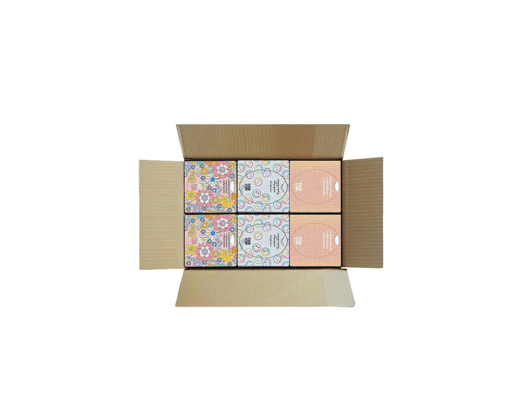SmileyWorld® Ultra Soft Tissues - Cube Design - 48 sheets per box - 12 boxes - Image 3