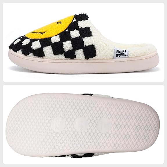 SmileyWorld Bathing Slippers Checkered - Image 3