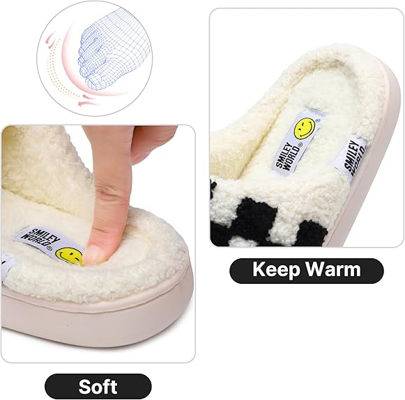 SmileyWorld Bathing Slippers Checkered - Image 4