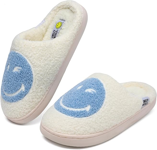 SmileyWorld Bathing Slippers White/Belue - Image 3