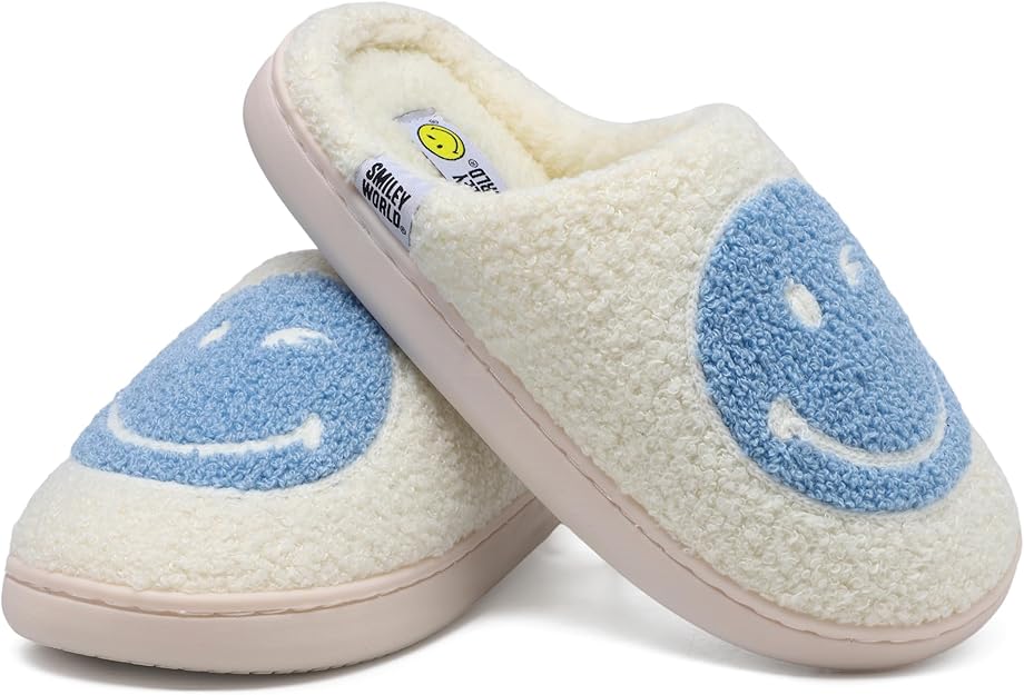 SmileyWorld Bathing Slippers White/Belue - Image 4