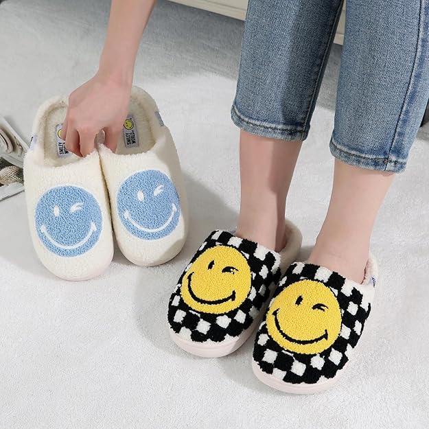 SmileyWorld Bathing Slippers White/Belue - Image 5