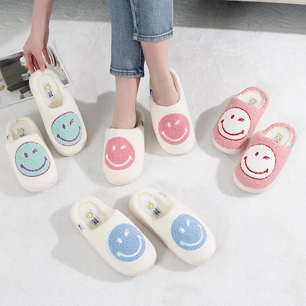 SmileyWorld Bathing Slippers White/Belue - Image 6