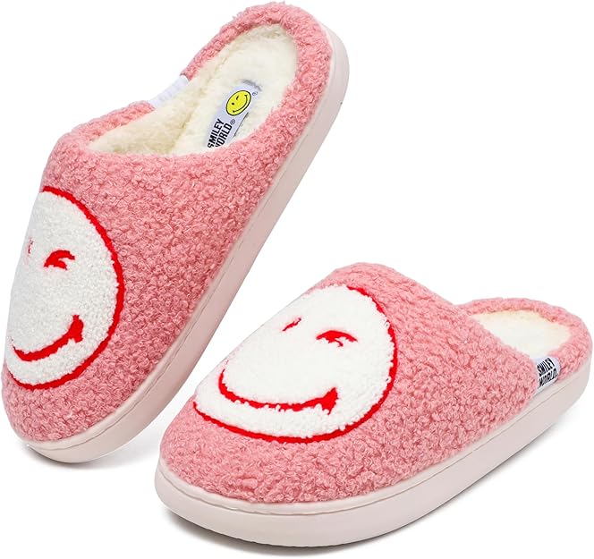 SmileyWorld Bathing Slippers Pink/White - Image 3