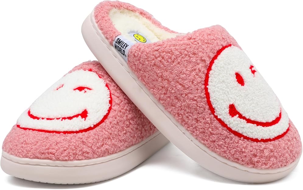 SmileyWorld Bathing Slippers Pink/White - Image 4