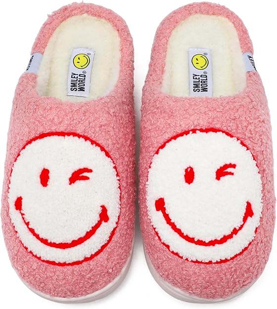 SmileyWorld Bathing Slippers Pink/White - Image 5