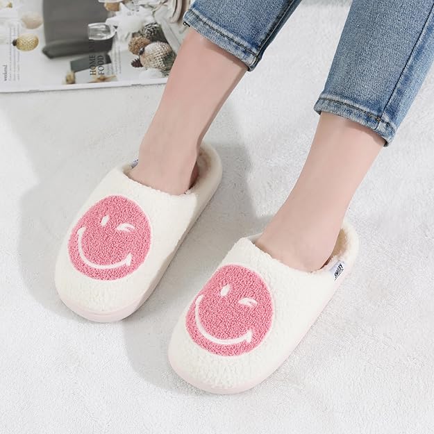 SmileyWorld Bathing Slippers White/Pink - Image 5