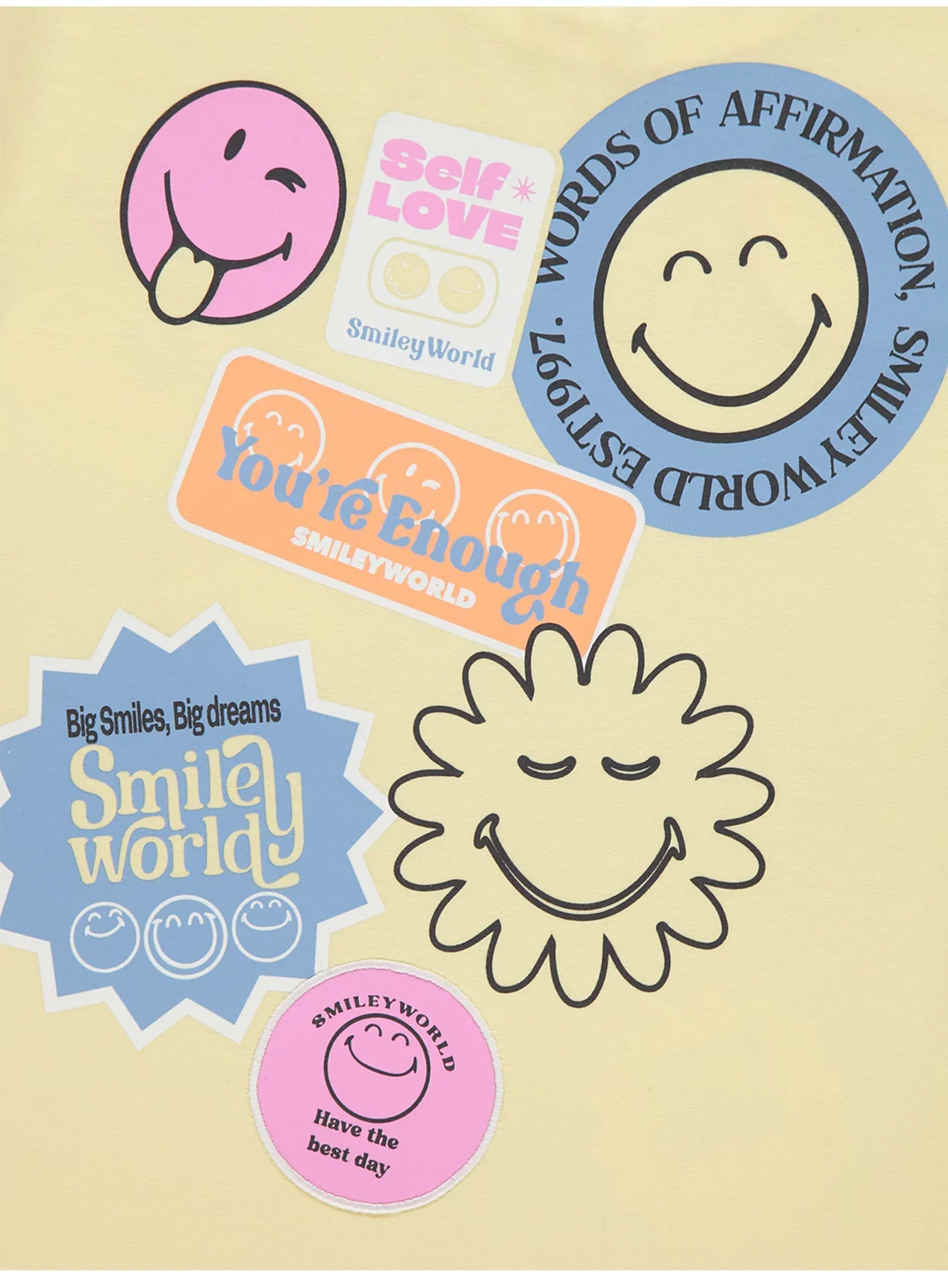 SmileyWorld Badge T Shirt - Image 3